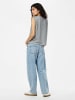 Pieces Oberteil in Light Grey Melange