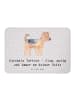 Mr. & Mrs. Panda Magnet Airedale Terrier mit Spruch in Grau Pastell