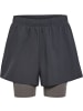 Hummel Short "Hiit Intensity W 2 In 1 Shorts" in Grau
