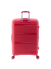 Gladiator 0800 4 Rollen Trolley 76 cm mit Dehnfalte in red