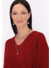 Usha Damen Pullover in Weinrot