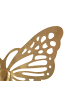 Mauro Ferretti 3D-Dekorpaneel aus goldenem Metall, Schmetterling, 43 x 2 x 35 cm