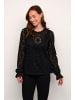 Cream Langarm-Bluse CRTiley Regular fit in Pitch Black