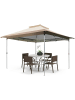 COSTWAY Pavillon 360x360cm in Khaki