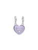 Thomas Sabo Charm-Anhänger Best Friends Mit Violetter Kaltemaille  Geschwärzt in silber, violett