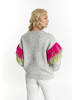 IZIA Damen Pullover in Grau Melange
