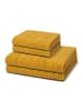 Ross 2 X Handtuch 2 X Duschtuch im Set Sensual Skin Zopf in Senf