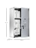 HOMCOM Medizinschrank in Silber 30L x 18B x 50H cm