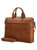 The Chesterfield Brand Levanto - Laptoptasche 14" 40 cm (black) in cognac