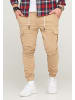 SOUL STAR Cargohose - MPVEGAS Jogger-Hose Jeanshose Stoffhose in Beige