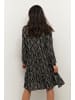 Kaffe Kleid KArikka Loose fit in Black/Chalk Print