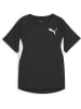 Puma T-Shirt "Y CROSS THE LINE TEE 3.0" in Schwarz