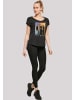 F4NT4STIC Long Cut T-Shirt 'FRIENDS TV Serie Group Photo' in schwarz