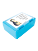 Mr. & Mrs. Panda Essensbox Pinguin Blumen mit Spruch in Weiß