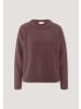 Hessnatur Strick Pullover Relaxed aus Wolle mit Bio-Baumwolle in wildrose