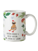 Mr. & Mrs. Panda Trinkbecher Faultier Kakao mit Spruch in Weiß
