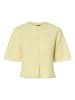 Pieces Strickjacke in Pale Banana