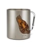 Mr. & Mrs. Panda Camping Tasse Otter Kind ohne Spruch in Silber