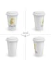 Mr. & Mrs. Panda To Go Becher Giraffe Kind mit Spruch in Weiß