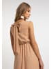 IZIA Maxikleid in Orange Beige