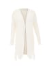 ISHA Damen Cardigan in Wollweiss