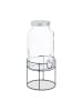 relaxdays Getränkespender in Transparent - 6 Liter