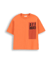 Coccodrillo T-Shirt mit kurzen Ärmeln in orange