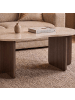CALICOSY Couchtisch MOSS in Travertin - (W)110  x (H)40  x (L)60 cm