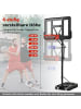 COSTWAY Outdoor Basketballständer 135/143-305 cm in Schwarz