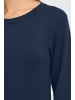 Oxmo Strickpullover OXAIDA ONECK JUMPER in Blau