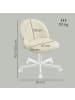 SONGMICS Bürostuhl Laela in Beige - (B)60 x (H)83.5 x (T)60 cm