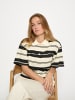 Peppercorn T-Shirt in Fog Sand Stripe