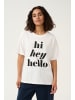 Kaffe T-shirt KAellen Loose fit in Chalk