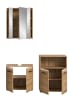 ebuy24 Badmöbelset Ice (3-teilig) Eiche 135 x 30 cm