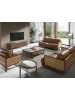Angel Cerdá Couchtisch 2131 in Weiß / Dunkler Stahl / Walnuss – (B)140 x (H)40 x (T)75 cm