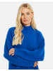 Threadbare Strickpullover THB Brick Multi Striped Roll Neck Jumper in Blau