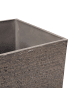 Beliani Outdoor Blumentopf TENNO in Braun - (W) 30 x (H) 60 x (L) 30 cm