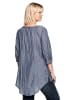 sheego Longbluse in blue Denim