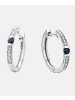 Diamant L'éternel Ohrringe aus 375 Weißgold mit Diamant mit Saphir
