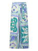 CARTOON Palazzo-Hose mit Gummizug in Green/Blue