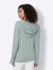 Heine Kapuzenstrickjacke in kalkmint-meliert