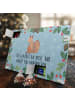Mr. & Mrs. Panda Tee Adventskalender Einhorn Glauben mit Spruch in Eisblau