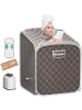 COSTWAY 2L Mini Dampfsauna in Grau