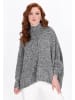 DreiMaster Vintage Women Poncho in grey melange