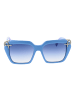 Ana Hickmann Damen Sonnenbrillen Quadrat Blau