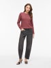 Vila Strickpullover in Rose Brown