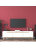 CALICOSY TV-Möbel D1 - 2472 in Weiß - (W) 180  x (H) 48,6  x (L) 35  cm