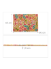 relaxdays Fußmatte "Hello Blumen" in Bunt - (L)60 x (B)40 cm