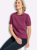 Sieh an! Kurzarm-Pullover in erika