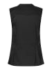 More & More ärmellose, schmale Basic-Bluse in black